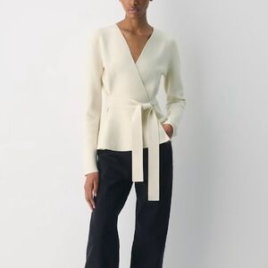 nwt aritzia wrap top